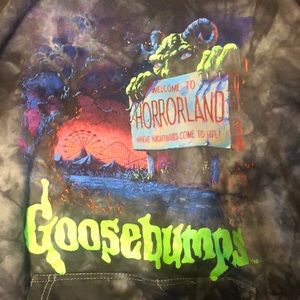 PacSun Goosebumps Grey TieDye Hoodie